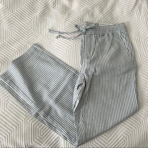 ✨NWT✨ Ann Taylor The Linen Easy Pant - M - Kona Blue